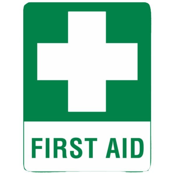 Large Metal First Aid Sign 60 x 45cm