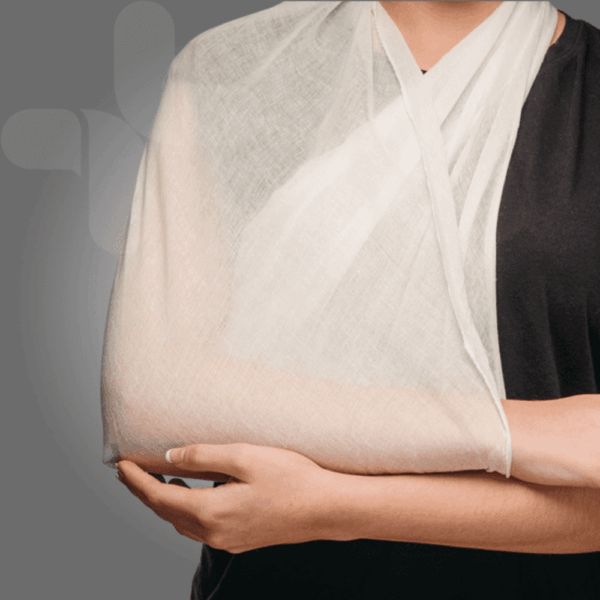 AEROBAND Cotton Calico Triangular Bandage 96 x 96 x 137cm Bag/10 - Image 4