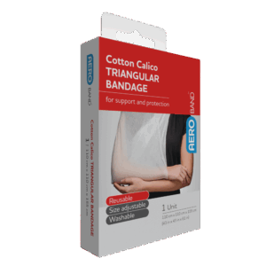 AeroBand Cotton Calico Triangular Bandage 110 x 110 x 155cm