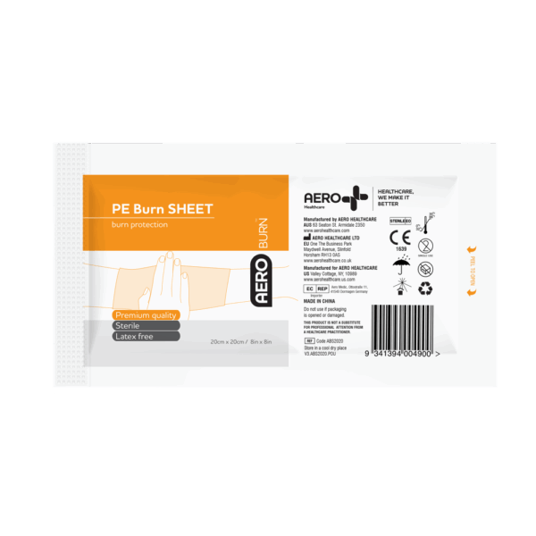 AEROBURN Polyethylene Burn Sheet 20 x 20cm Box/25 - Image 2
