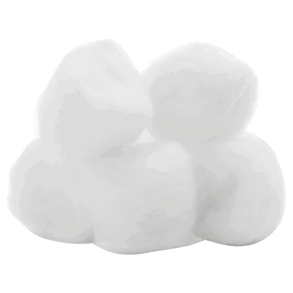 Sterile Large Cotton Balls (50 packs of 5) bag/250