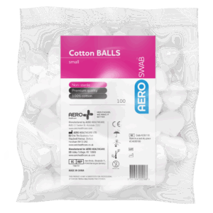AEROSWAB Small Cotton Balls Bag/100