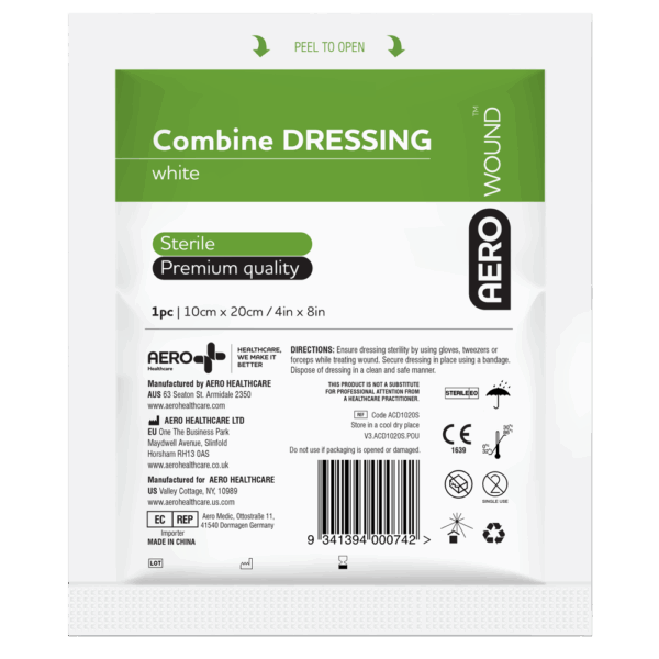 AEROWOUND Combine Dressing 10 x 20cm Bag/50