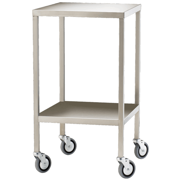 Small Stainless Steel Trolley 50 x 50 x 90.5cm