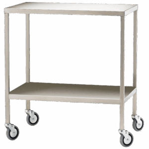 Large Stainless Steel Trolley 110 x 50 x 90.5cm