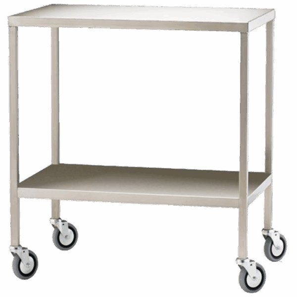 Large Stainless Steel Trolley 110 x 50 x 90.5cm