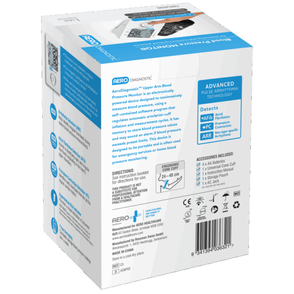 AERODIAGNOSTIC Automatic Upper Arm Blood Pressure Monitor - Image 4