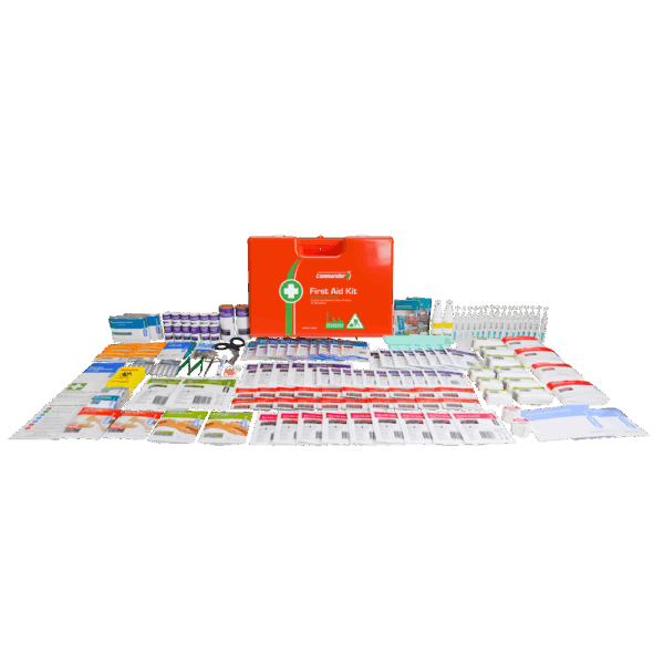 COMMANDER 6 Series Plastic Rugged First Aid Kit 43 x 14.5 x 30.5cm - Image 2