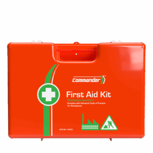 COMMANDER 6 Series Plastic Rugged First Aid Kit 43 x 14.5 x 30.5cm