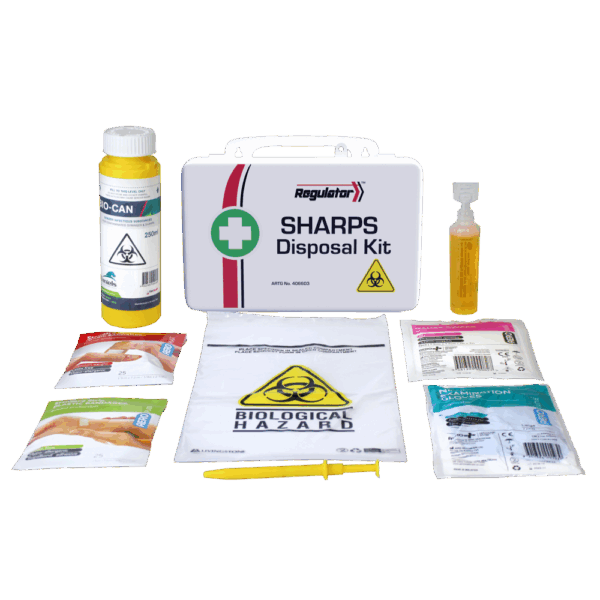 REGULATOR Sharps Disposal Kit 21 x 7.5 x 13cm - Image 2