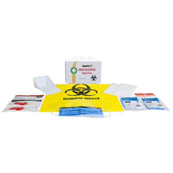 REGULATOR Biohazard Plastic Spill Kit 13 x 21 x 7.5cm - Image 2
