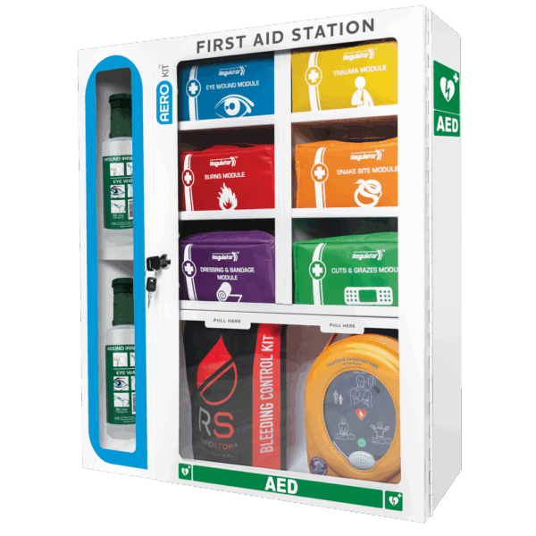 AEROKIT First Aid Station with 6 Modules 69cm x 62.5cm x 15.5cm - Image 7