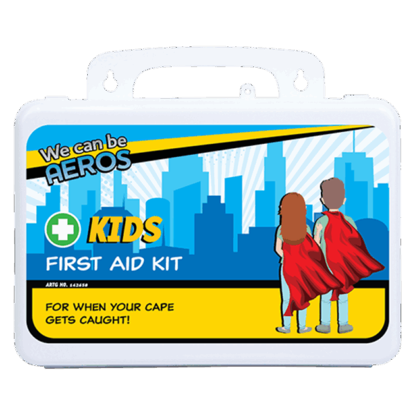 KIDS 2 Series Plastic Waterproof First Aid 21 x 7.5 x 13cm