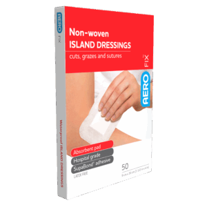 AEROFIX Non-Woven Island Dressing 9 x 10cm Box/5