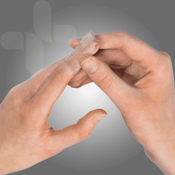 AEROPLAST Premium Fabric Regular Fingertip Dressings 6 x 4.5cm Box/40 - Image 2