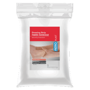 AEROPLAST Premium Fabric Dressing Strip 7.5cm x 1M