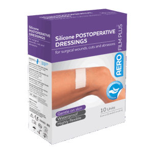 AEROFILM PLUS Sensitive Silicone Postoperative Dressing 9 x 15cm Box/10