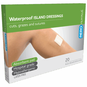 AEROFILM PLUS Waterproof Island Dressing 9 x 10cm Box/20