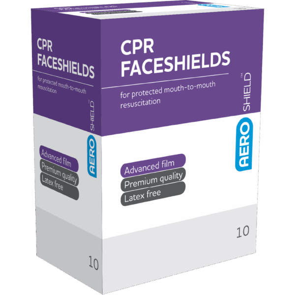 AEROSHIELD Disposable Face Shield in Sachet Box/10