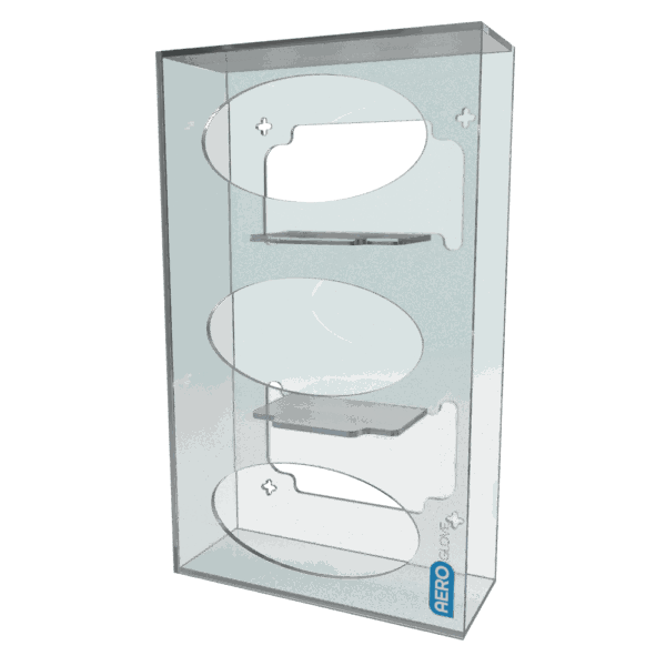 AEROGLOVE Acrylic Triple Glove Dispenser
