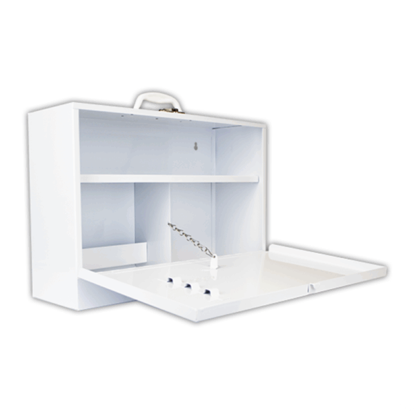 AEROCASE Medium Drop Front Metal Cabinet 43 x 31 x 15cm - Image 2