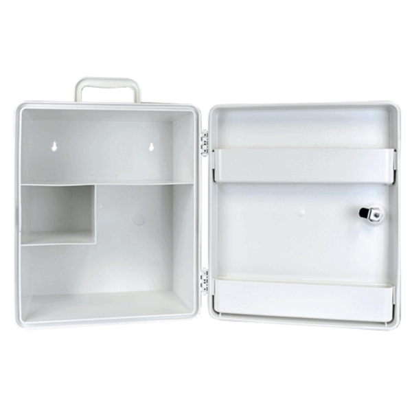 AEROCASE Large White Plastic Cabinet with Key Latch 32 x 37 x 18cm - Image 2