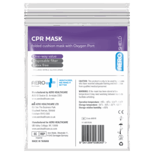 AEROSHIELD CPR Mask in Clear Bag