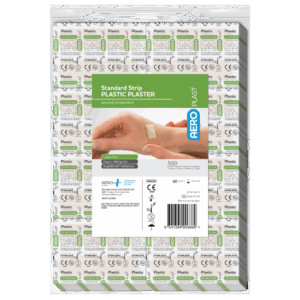 AEROPLAST Plastic Standard Strip 7.2 x 1.9cm Bag/500