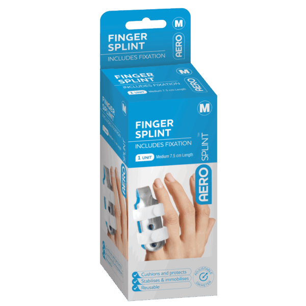 AEROSPLINT Finger Splint (Medium) 7.5 x 3.5 x 3.5cm