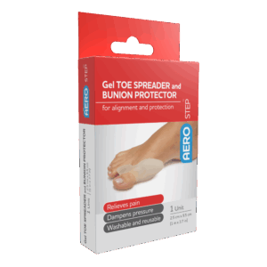 AeroStep™ Gel Toe Spreader and Bunion Protector 1pk