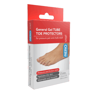 AEROSTEP™ Elastic Fabric Gel Toe Tube 1.5 x 7cm box/2 Box/2
