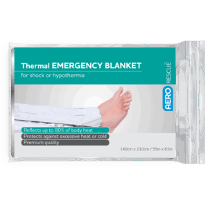 AERORESCUE Thermal Blanket 140 x 210cm Bag/100