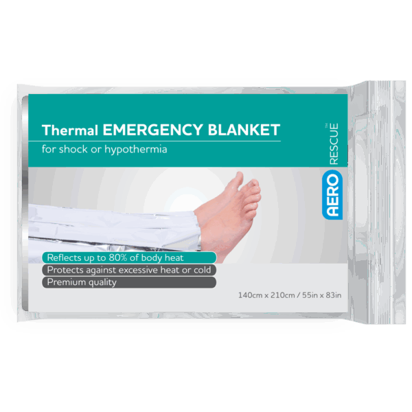 AERORESCUE Thermal Blanket 140 x 210cm Bag/100
