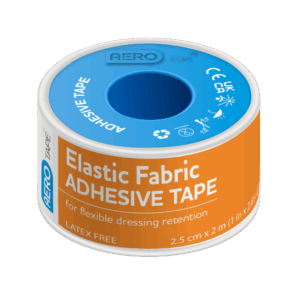 AEROTAPE Elastic Fabric Adhesive Tape 2.5cm x 2M