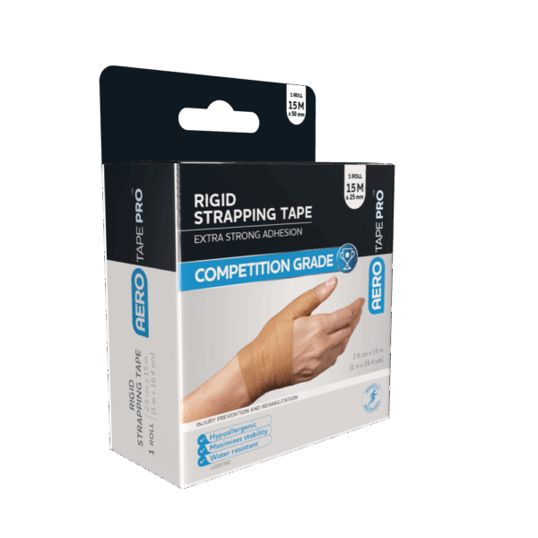 AEROTAPE Rigid Pro Strapping Tape 2.5cm x 15m Box/1