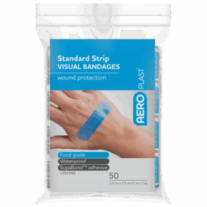 AEROPLAST Premium Visual Strip 7.5 x 2.5cm Bag/50