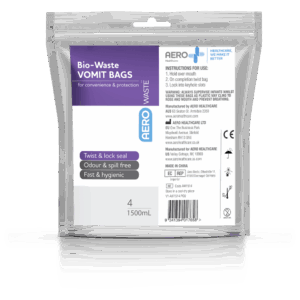 AEROWASTE Bio-Waste Vomit Bag 1500ml Bag/4