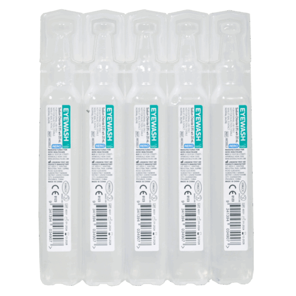 AEROWASH Sodium Chloride Eyewash Ampoule 20ml Carton/250