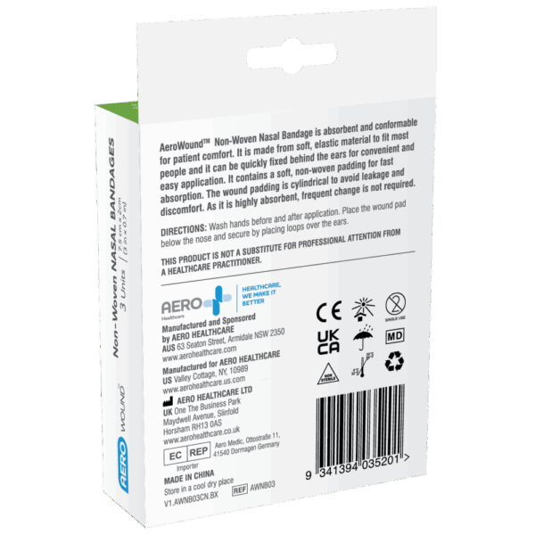 AEROWOUND Nasal Sling Bandage Box/3 - Image 2