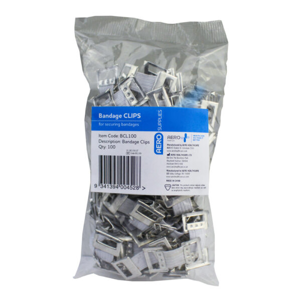 AEROSUPPLIES Bandage Clips Bag/100 - Image 2