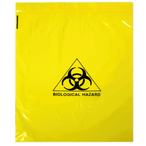 AEROHAZARD Biohazard Clinical Waste Bag 4L - Press Seal, 30um (250 x 300mm)
