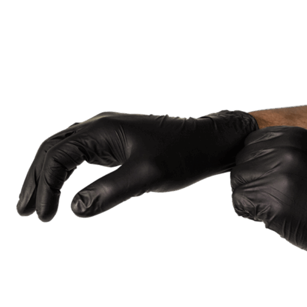 AEROGLOVE Large Black Nitrile Powder-Free Gloves Bag/2 - Image 2
