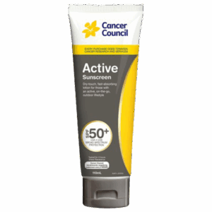 CANCER COUNCIL SPF50+ Active Sunscreen Tube 110mL