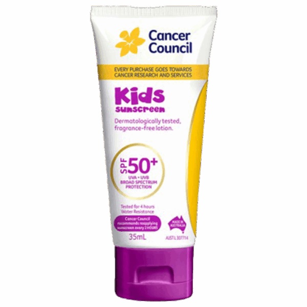CANCER COUNCIL SPF50+ Kids Sunscreen Tube 35mL
