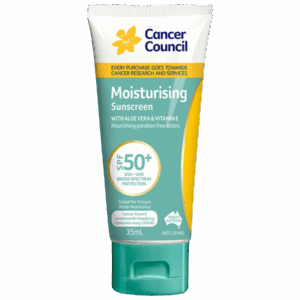 CANCER COUNCIL SPF50+ Moisturising Sunscreen Tube 35mL