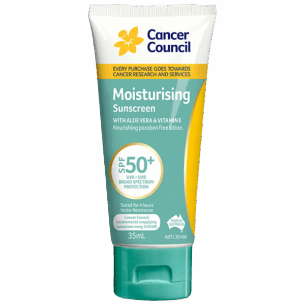 CANCER COUNCIL SPF50+ Moisturising Sunscreen Tube 35mL
