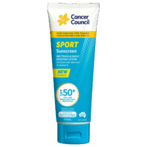CANCER COUNCIL SPF50+ Sport Sunscreen Tube 110mL