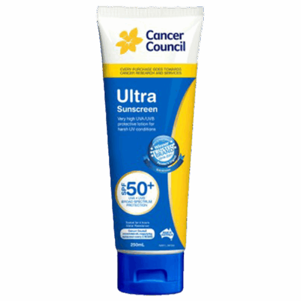 CANCER COUNCIL SPF50+ Ultra Sunscreen Tube 250mL
