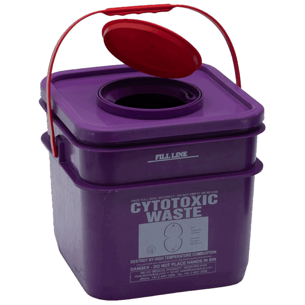 AEROHAZARD Cytotoxic Disposal Container 12.5L