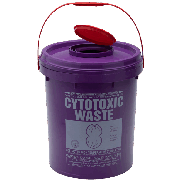 AEROHAZARD Cytotoxic Disposal Container 23.0L
